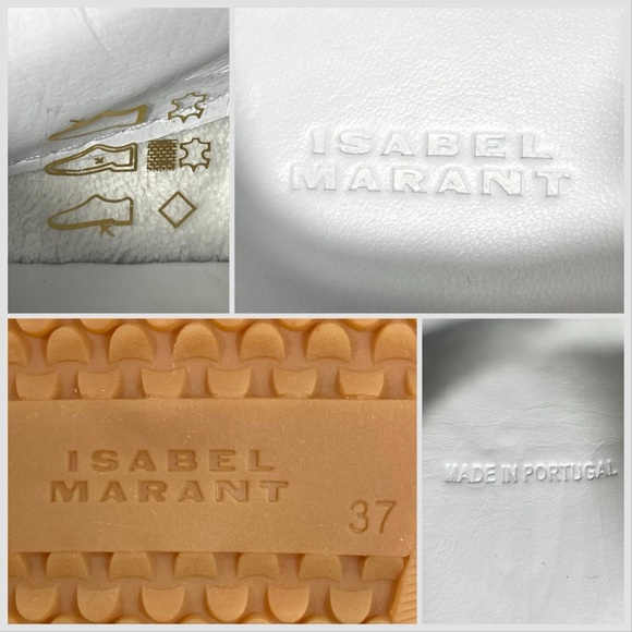 Isabel Marant Beth Low Top Sneaker White Leopard EU 37 NEW - Picture 4 of 17